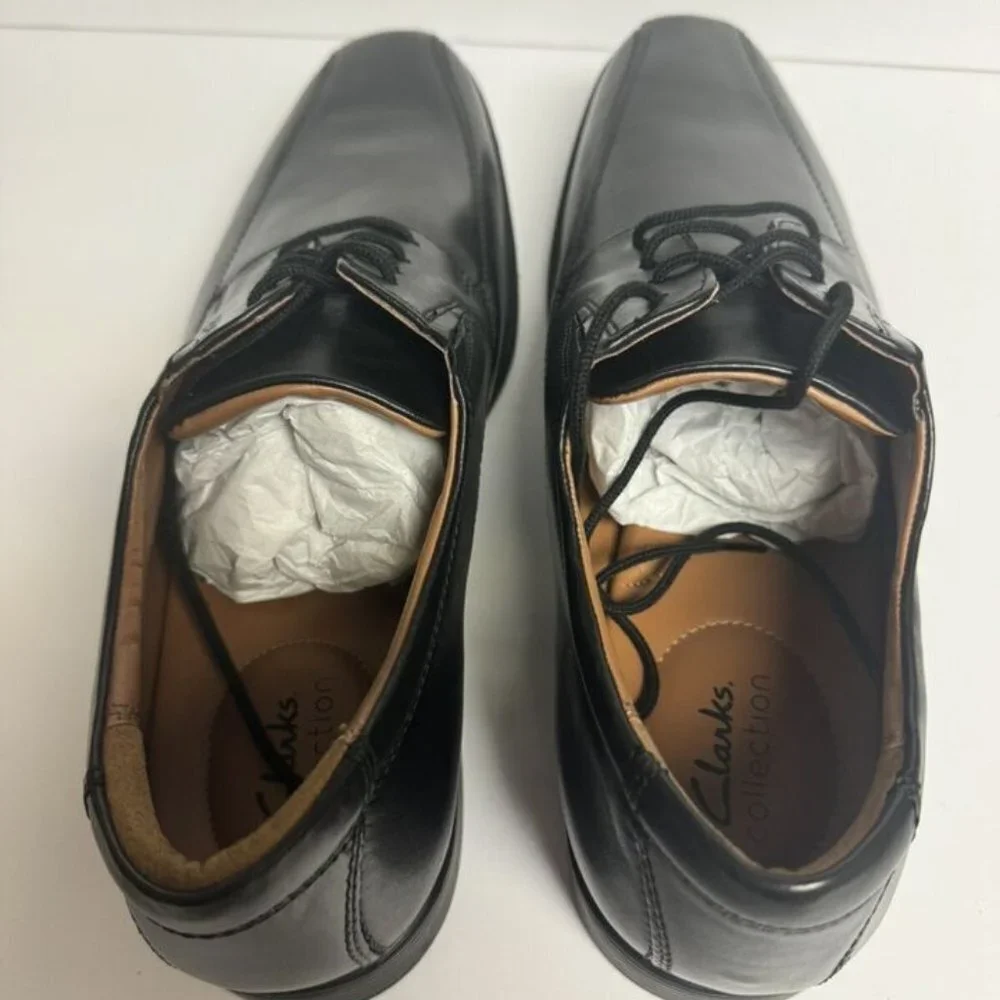 Clarks Mens Tilden Walk Oxford Black Size 13 M